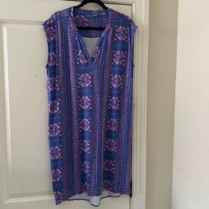 Tori Richard Honolulu Size XL Dress Short Sleeves Lightweight ChicButComfortable